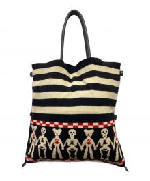 Vivienne Westwood（ヴィヴィアンウエストウッド）の古着「ニットトートバッグ」｜ブラック