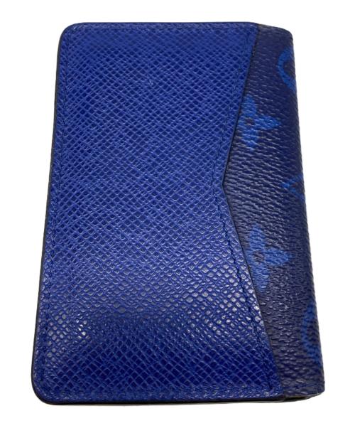LOUIS VUITTON（ルイ ヴィトン）LOUIS VUITTON (ルイ ヴィトン) カードケース ブルーの古着・服飾アイテム