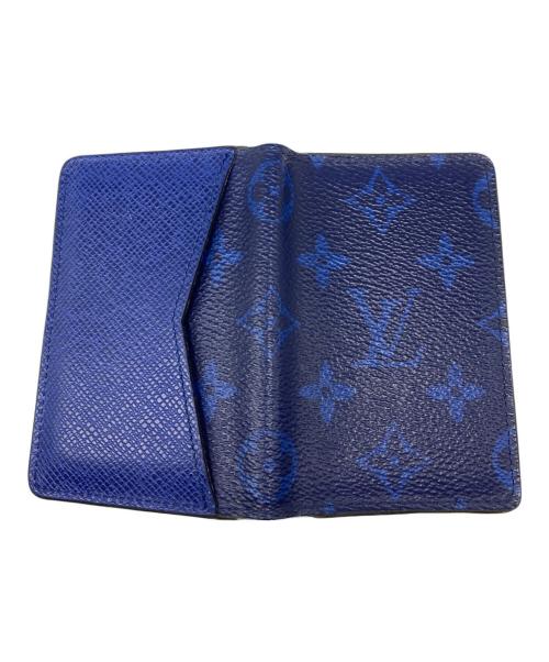 LOUIS VUITTON（ルイ ヴィトン）LOUIS VUITTON (ルイ ヴィトン) カードケース ブルーの古着・服飾アイテム
