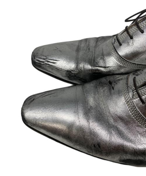 LOUIS VUITTON（ルイ ヴィトン）LOUIS VUITTON (ルイ ヴィトン) silver leather shoes シルバー サイズ:7　1/2の古着・服飾アイテム