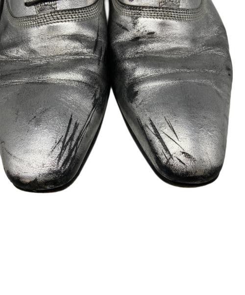 LOUIS VUITTON（ルイ ヴィトン）LOUIS VUITTON (ルイ ヴィトン) silver leather shoes シルバー サイズ:7　1/2の古着・服飾アイテム