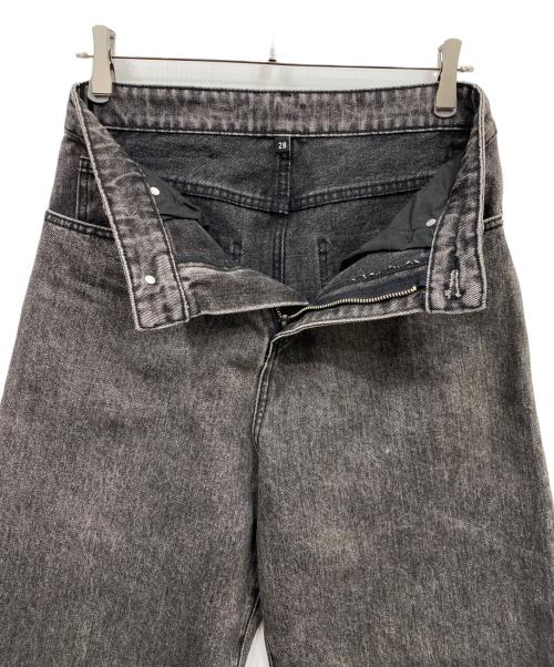 basketcase（バスケットケース）basketcase (バスケットケース) gallery LAX BAGGY DENIM グレー サイズ:28の古着・服飾アイテム