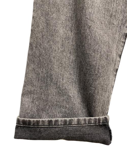 basketcase（バスケットケース）basketcase (バスケットケース) gallery LAX BAGGY DENIM グレー サイズ:28の古着・服飾アイテム