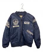 AVIREXアヴィレックス）の古着「L-2Bジャケット」｜ネイビー