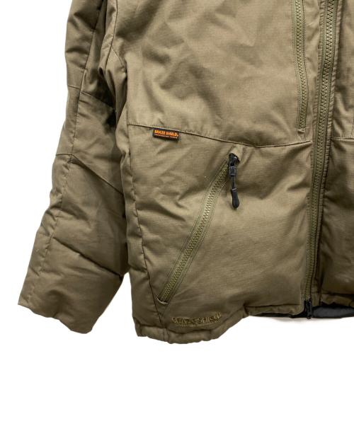 GRIP SWANY（グリップスワニー）GRIP SWANY (グリップスワニー) ファイアプルーフ ダウンジャケット オリーブ サイズ:Lの古着・服飾アイテム