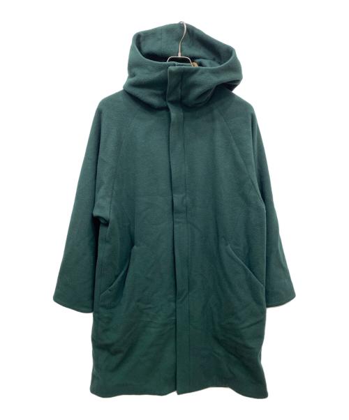 VU（ヴウ）VU (ヴウ) hood coat グリーン サイズ:1の古着・服飾アイテム