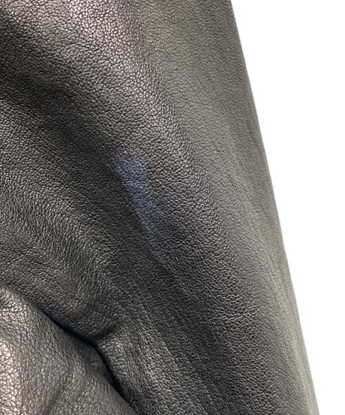 DIESEL（ディーゼル）DIESEL (ディーゼル) ラムレザージャケット ブラック サイズ:Mの古着・服飾アイテム