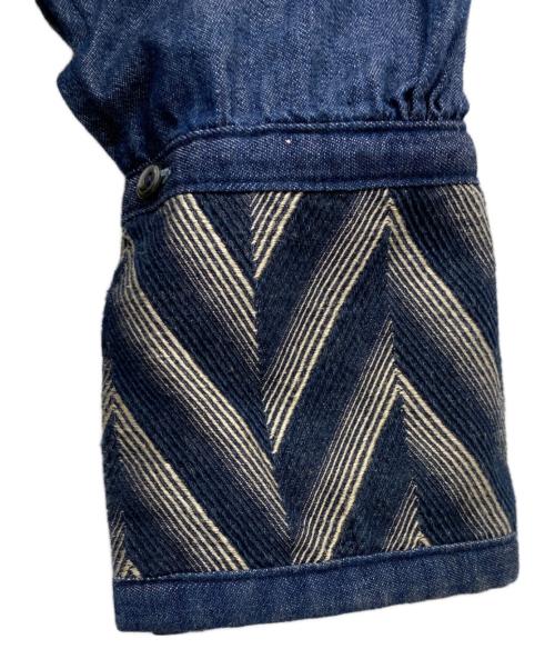 Ripo trenta anni（リポトレンタアンニ）Ripo trenta anni (リポトレンタアンニ) 長袖ブラウス インディゴ サイズ:FREEの古着・服飾アイテム