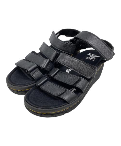 Dr.Martens（ドクターマーチン）Dr.Martens (ドクターマーチン) 厚底サンダル ブラック サイズ:6の古着・服飾アイテム