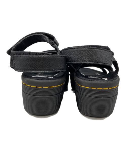 Dr.Martens（ドクターマーチン）Dr.Martens (ドクターマーチン) 厚底サンダル ブラック サイズ:6の古着・服飾アイテム