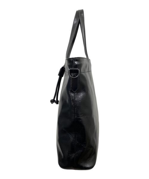 N°21（ヌメロヴェントゥーノ）N°21 (ヌメロヴェントゥーノ) エンボスロゴ2WAYトートバッグ ブラックの古着・服飾アイテム