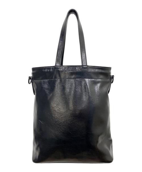 N°21（ヌメロヴェントゥーノ）N°21 (ヌメロヴェントゥーノ) エンボスロゴ2WAYトートバッグ ブラックの古着・服飾アイテム