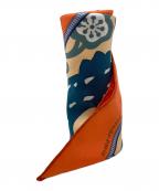 HERMESエルメス）の古着「干支柄スカーフ辰年」｜オレンジ