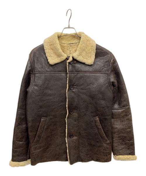 HARLEY-DAVIDSON（ハーレーダビッドソン）HARLEY-DAVIDSON (ハーレーダビッドソン) ムートンジャケット ブラウン サイズ:Mの古着・服飾アイテム