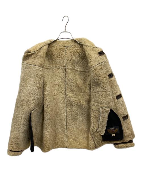 HARLEY-DAVIDSON（ハーレーダビッドソン）HARLEY-DAVIDSON (ハーレーダビッドソン) ムートンジャケット ブラウン サイズ:Mの古着・服飾アイテム