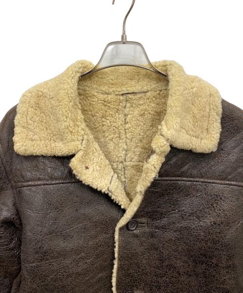 HARLEY-DAVIDSON（ハーレーダビッドソン）HARLEY-DAVIDSON (ハーレーダビッドソン) ムートンジャケット ブラウン サイズ:Mの古着・服飾アイテム