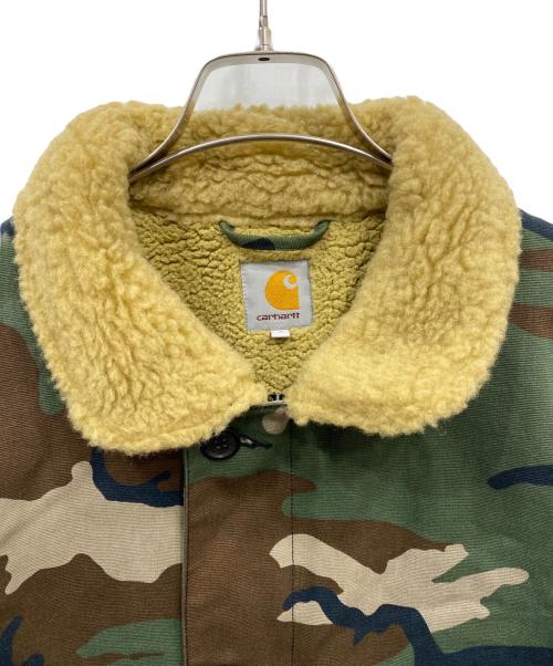Carhartt WIP（カーハート ワークインプログレス）CARHARTT WIP (カーハート ワークインプログレス) SHEFFIIELD JACKET グリーンカモ サイズ:Mの古着・服飾アイテム