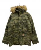 Carhartt WIPカーハート ワークインプログレス）の古着「TRAPPER PARKA」｜グリーンカモ