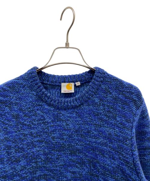 Carhartt WIP（カーハート ワークインプログレス）CARHARTT WIP (カーハート ワークインプログレス) ACCENT SWEATER ブルー サイズ:Mの古着・服飾アイテム