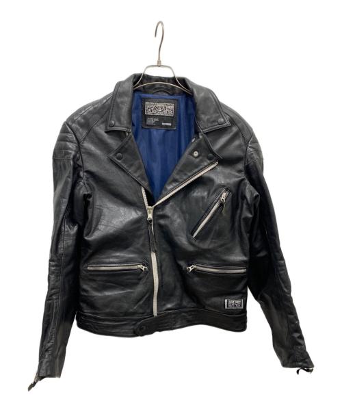 NEIGHBORHOOD（ネイバーフッド）NEIGHBORHOOD (ネイバーフッド) ダブルライダースジャケット ブラック サイズ:Mの古着・服飾アイテム