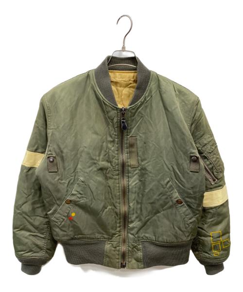 AVIREX（アヴィレックス）AVIREX (アヴィレックス) MA-1ジャケット カーキ サイズ:ＬＡＲＧＥの古着・服飾アイテム