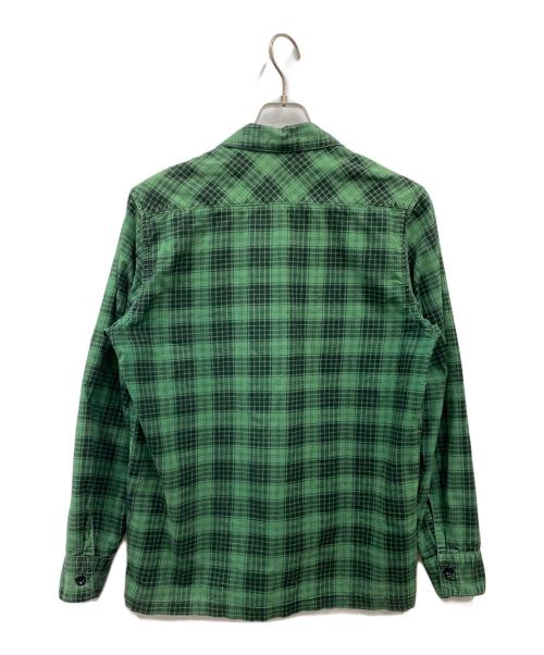 stussy（ステューシー）stussy (ステューシー) チェックシャツ グリーン サイズ:Sの古着・服飾アイテム