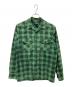stussy（ステューシー）の古着「チェックシャツ」｜グリーン