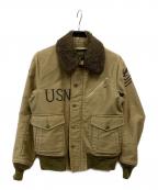 MARKAWAREマーカウェア）の古着「フライトジャケット」｜カーキ