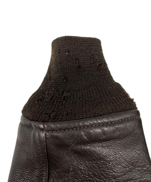 cooper（クーパー）cooper (クーパー) A-2レザーフライトジャケット ブラウン サイズ:40Rの古着・服飾アイテム
