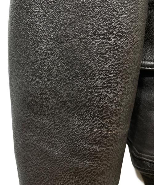 cooper（クーパー）cooper (クーパー) A-2レザーフライトジャケット ブラウン サイズ:40Rの古着・服飾アイテム