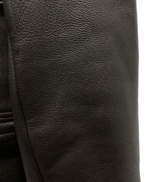 cooper（クーパー）cooper (クーパー) A-2レザーフライトジャケット ブラウン サイズ:40Rの古着・服飾アイテム