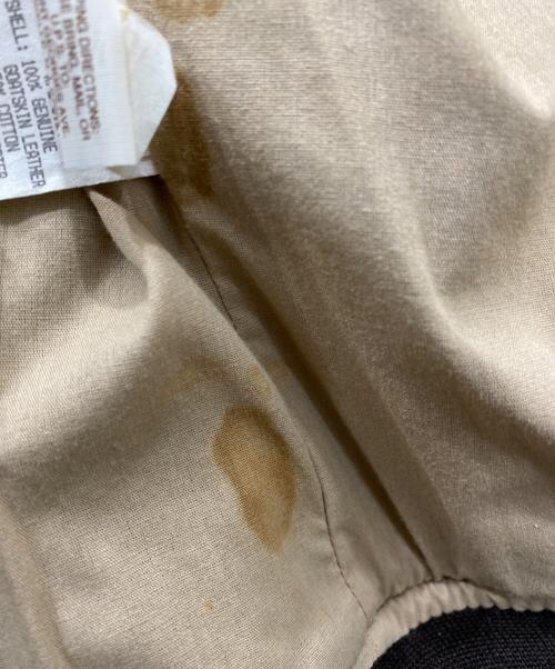 cooper（クーパー）cooper (クーパー) A-2レザーフライトジャケット ブラウン サイズ:40Rの古着・服飾アイテム