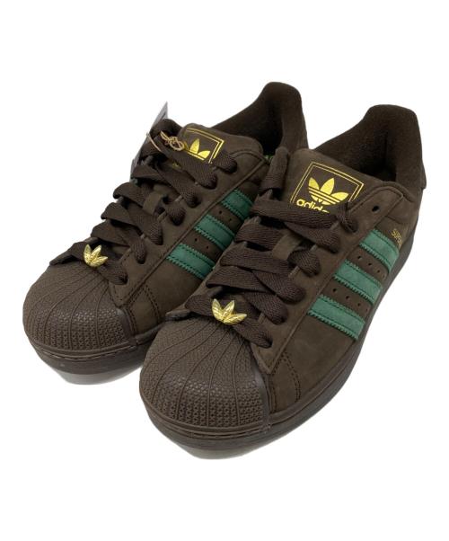 adidas（アディダス）adidas (アディダス) SUPERSTAR II ブラウン サイズ:25.5㎝の古着・服飾アイテム