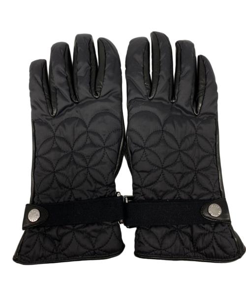 LOUIS VUITTON（ルイ ヴィトン）LOUIS VUITTON (ルイ ヴィトン) 異素材切替手袋 ブラック サイズ:8の古着・服飾アイテム