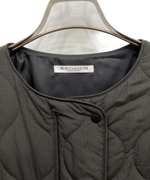 BEAUTY&YOUTH（ビューティーアンドユース）BEAUTY&YOUTH (ビューティーアンドユース) キルティングコート ブラック サイズ:FREEの古着・服飾アイテム