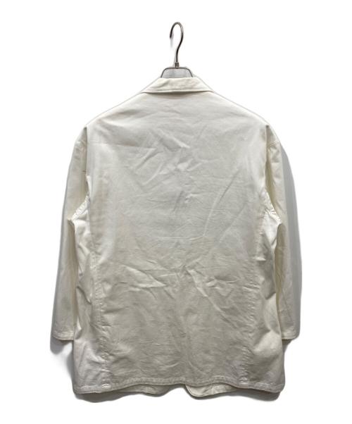 NICENESS（ナイスネス）NICENESS (ナイスネス) L'ECHOPPE (レショップ) コットンツイルオーバーサイズジャケット ホワイト サイズ:Sの古着・服飾アイテム