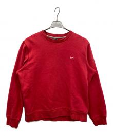 NIKE（ナイキ）の古着「クルーネックスウォッシュ刺繍スウェット」｜レッド