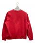 NIKE (ナイキ) クルーネックスウォッシュ刺繍スウェット レッド サイズ:L：4000円