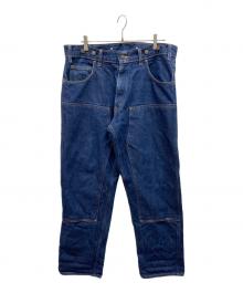 prison blue（プリズンブルー）の古着「ダブルニーデニムパンツ」｜インディゴ