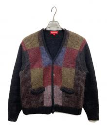 SUPREME（シュプリーム）の古着「22AW BRUSHED GRID CARDIGAN」｜ブラック