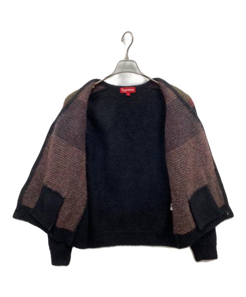 SUPREME（シュプリーム）Supreme (シュプリーム) 22AW BRUSHED GRID CARDIGAN ブラック サイズ:Sの古着・服飾アイテム
