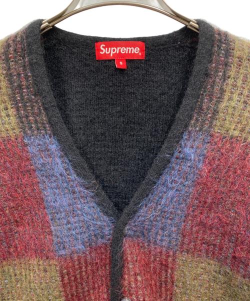 SUPREME（シュプリーム）Supreme (シュプリーム) 22AW BRUSHED GRID CARDIGAN ブラック サイズ:Sの古着・服飾アイテム