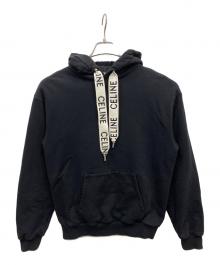 CELINE（セリーヌ）の古着「ルーズ フーディー」｜ブラック