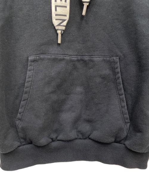 CELINE（セリーヌ）CELINE (セリーヌ) ルーズ フーディー ブラック サイズ:Sの古着・服飾アイテム