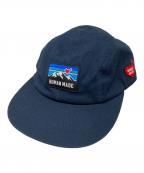 HUMAN MADEヒューマンメイド）の古着「4PANEL TWILL CAP」｜ネイビー