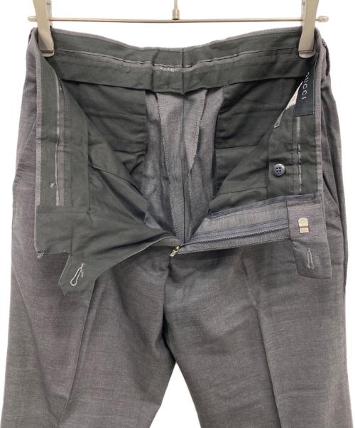 GUCCI（グッチ）GUCCI (グッチ) スラックス ブラック サイズ:48の古着・服飾アイテム