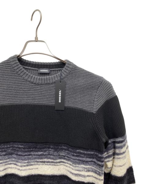 DIESEL（ディーゼル）DIESEL (ディーゼル) ウールニット ブラック サイズ:Sの古着・服飾アイテム