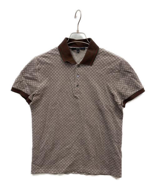 GUCCI（グッチ）GUCCI (グッチ) シェリーラインポロシャツ ブラウン サイズ:Sの古着・服飾アイテム