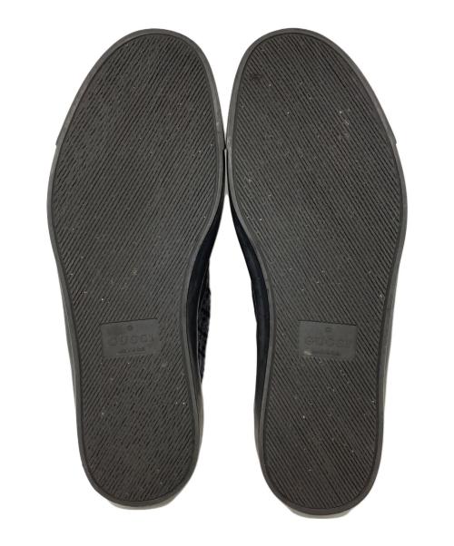 GUCCI（グッチ）GUCCI (グッチ) スリッポン ネイビー サイズ:8の古着・服飾アイテム