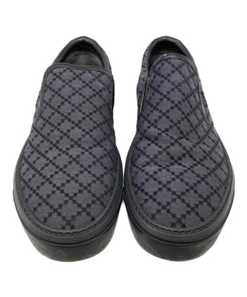 GUCCI（グッチ）GUCCI (グッチ) スリッポン ネイビー サイズ:8の古着・服飾アイテム